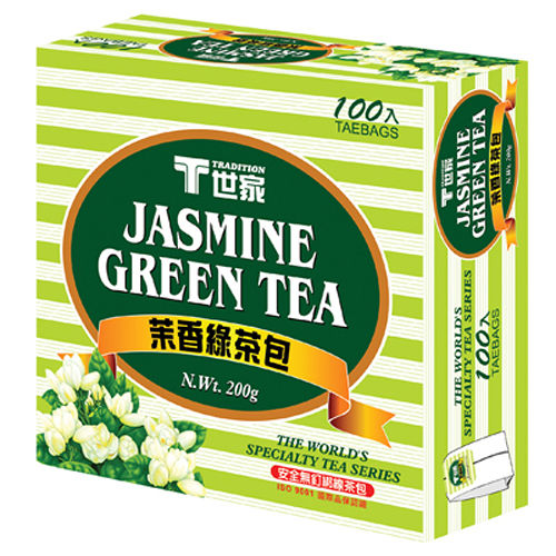 《T世家》茉香綠茶包(100入/盒)