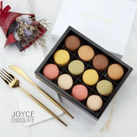 JOYCE巧克力工房-法式馬卡龍12顆入禮盒