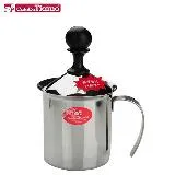 CafeDeTiamo 雙層濾網 不鏽鋼奶泡器 400cc (HA1529)