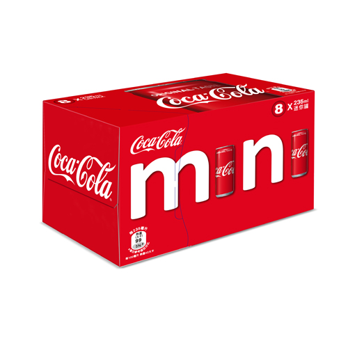 可口可樂迷你罐(冰箱好拿包)235ml*8入