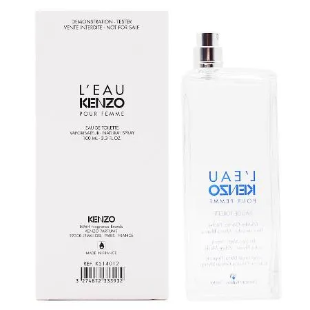 KENZO 水之戀淡香水 100ml-Tester包裝