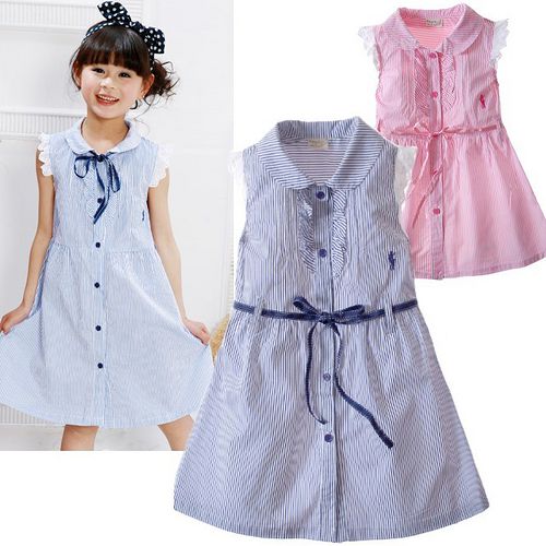 夏日《細條紋學院風》甜美氣質小洋裝【現貨+預購】