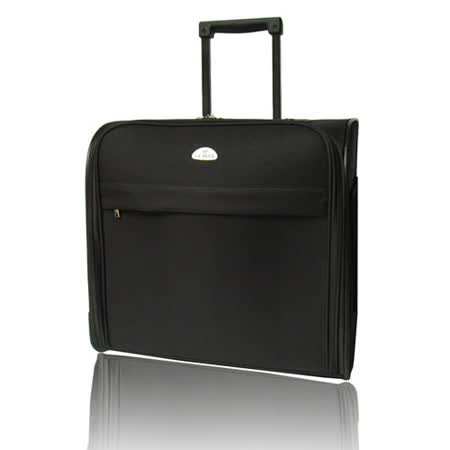 【US DUCK】14吋時尚黑色拉桿電腦行李箱(VA-9614)
