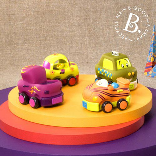 【美國B.Toys感統玩具】寶寶迴力車