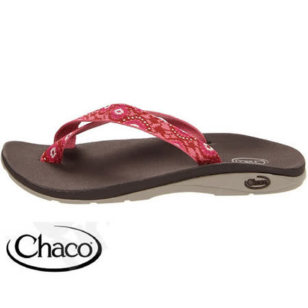 【美國 Chaco】女款 戶外織帶運動舒適夾腳拖鞋-夾腳款/蕾絲花瓣 CH-ETW22H238