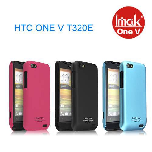 IMAK HTC ONE V T320E 專用超薄磨砂亮彩保護殼