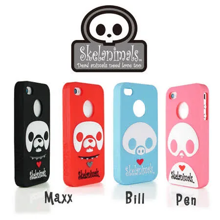 Skelanimals骷髏獸 Apple iPhone 4 / iPhone 4S 保護殼