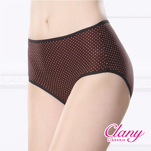【可蘭霓Clany】俏皮點點透氣M-XL生理褲 貴族褐 2167-13
