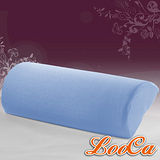 LooCa 吸濕排汗釋壓記憶棉萬用靠枕(藍）