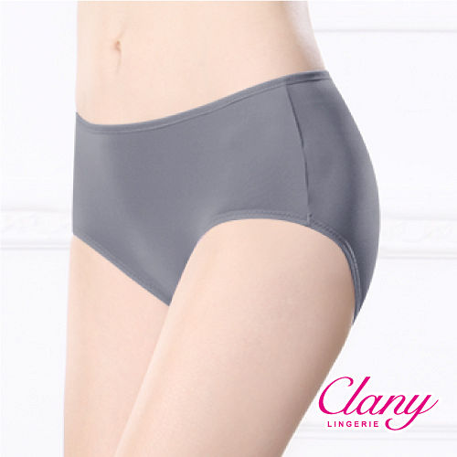 【可蘭霓Clany】透氣柔軟Tactel L-XL 中腰褲 優雅灰 2163-62