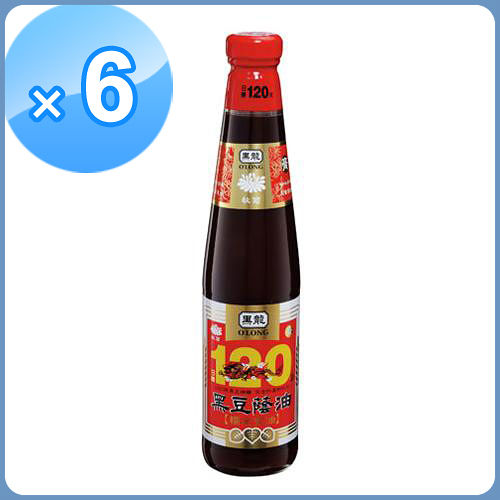 黑龍秋菊(全素)黑豆蔭油(膏)400ml*6瓶-網