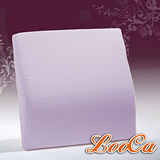 【LooCa】吸濕排汗釋壓腰靠墊（紫）