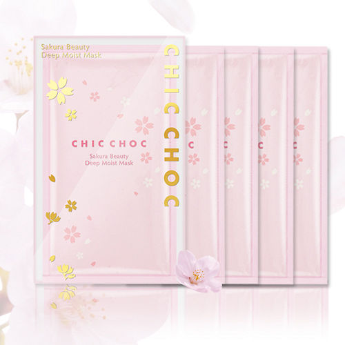 CHIC CHOC 櫻花水潤面膜 (30ml*5入/盒)
