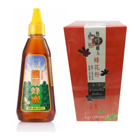 宏基蜂蜜 茶花花粉(250g/瓶)+龍眼蜂蜜(500gx3瓶)