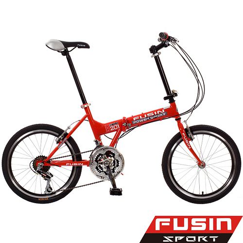 【FUSIN】都市穿梭小摺F201 ◎20吋21速折疊自行車