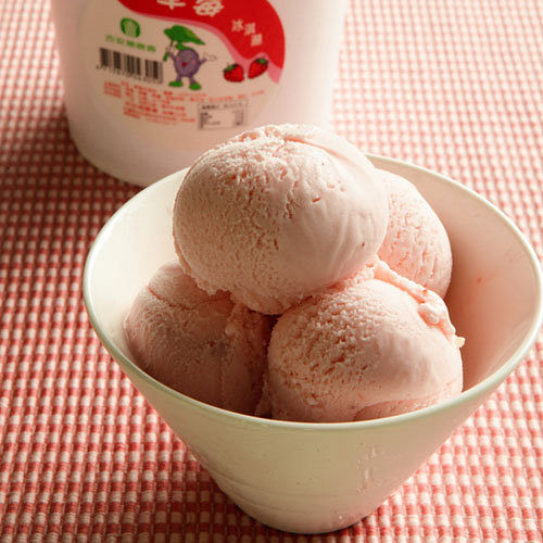 【吉農冰城】草莓冰淇淋(1公升x4盒)