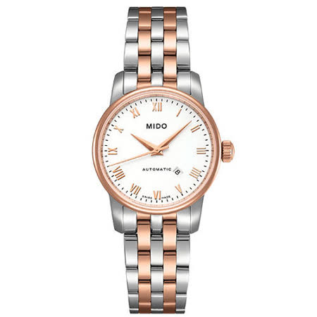 MIDO Baroncelli 復刻羅馬機械女錶(M76009N61)-半金