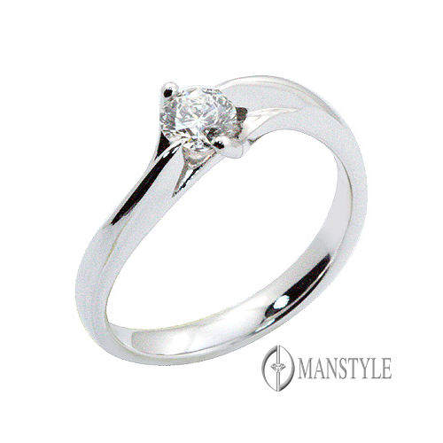 MANSTYLE 舞動真愛 0.30ct八心八箭鑽戒