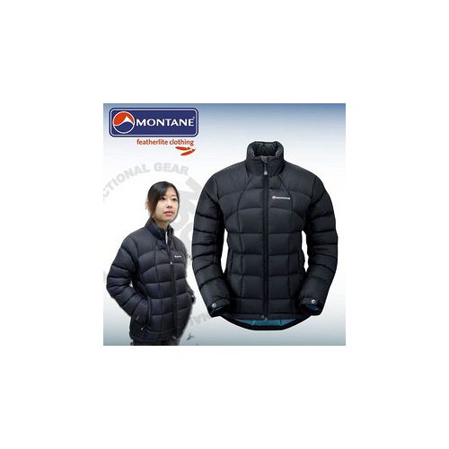 【英國 Montane】Anti-Freze Jacket 抗凍羽絨外套Pertex 女款/ 保暖.防風.防潑水.透氣效果佳.質輕.易收納/ FANJA 黑
