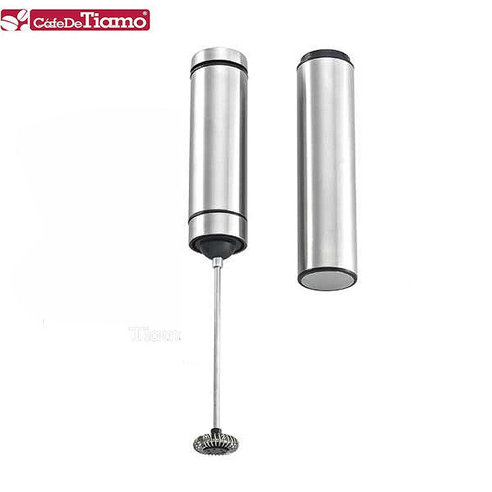 Tiamo 髮絲不鏽鋼電動奶泡器-附架 (HK0441)