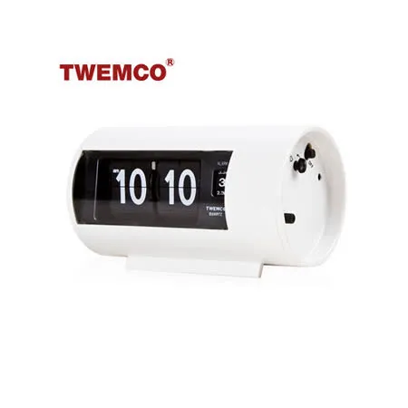 【TWEMCO】機械式 翻頁鐘 復古收藏 圓筒造型 鬧鐘功能