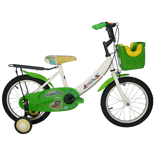 Adagio 16吋酷樂狗打氣胎童車附置物籃-綠色