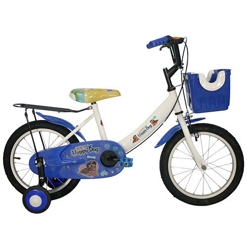 Adagio 16吋酷樂狗打氣胎童車附置物籃-藍色