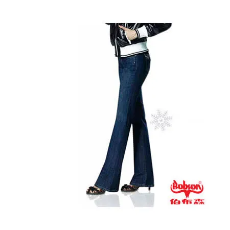 BOBSON 女款鑽飾小喇叭褲(9065-53)