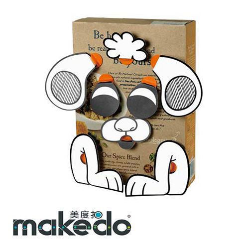 澳洲 makedo 美度扣 - 裝飾創意【動物臉型】22 pcs