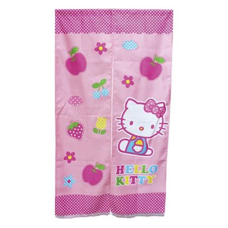Hello Kitty蘋果長門簾82x145cm(KT0707)