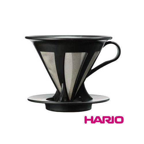 日本【HARIO】V60免濾紙黑色濾杯 / CFOD-02B