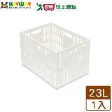 KEYWAY聯府 深型特大總理萬用籃 DT38 臺灣製 雙邊提把 可堆疊 收納 【愛買】