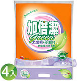 【加倍潔】尤加利+小蘇打-防蟎潔白洗衣粉4.5kg (4入/箱)