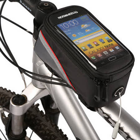 PUSH!自行車用品 六代加大碼自行車前置物袋 手機袋 上管袋 工具袋可裝5.5寸屏手機