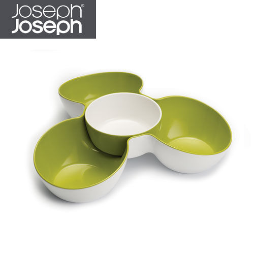 Joseph Joseph 花朵醬碟點心盤(綠白)