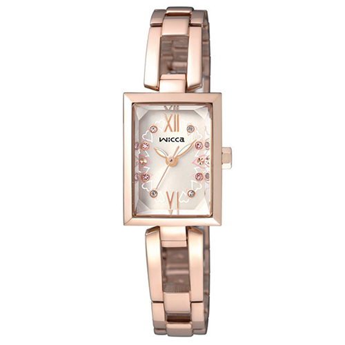 citizen wicca 时尚气质 限量500只女用腕表-18mm/be1-020-21