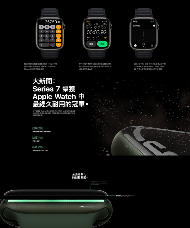 Apple Watch Nike S7 45mm 星光色(MKNA3TA/A) | 法雅客網路商店